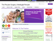 Tablet Screenshot of penylansurgery.co.uk